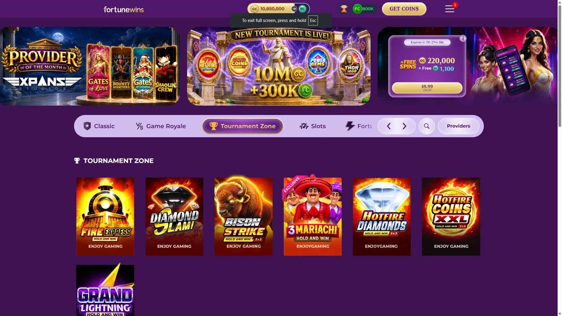 Tournament Zone